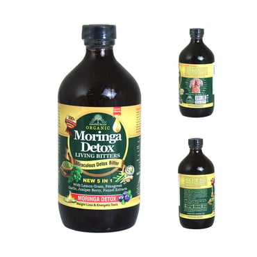 Organic Moringa Detox Bitters - 16 oz. image 0